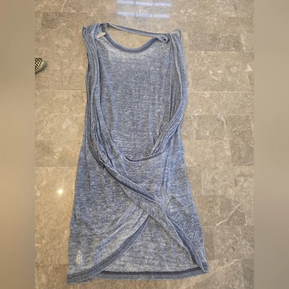 Free People Open Cross Back Tank Sz M - Picture 2 of 4